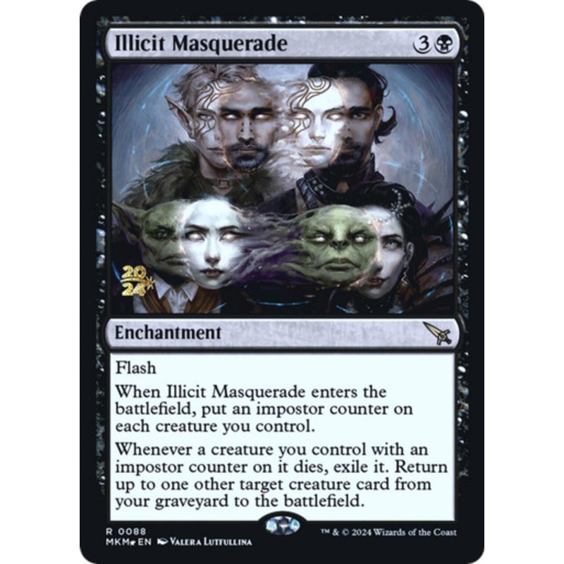 Illicit Masquerade (Prerelease Foil) | Murders at Karlov Manor