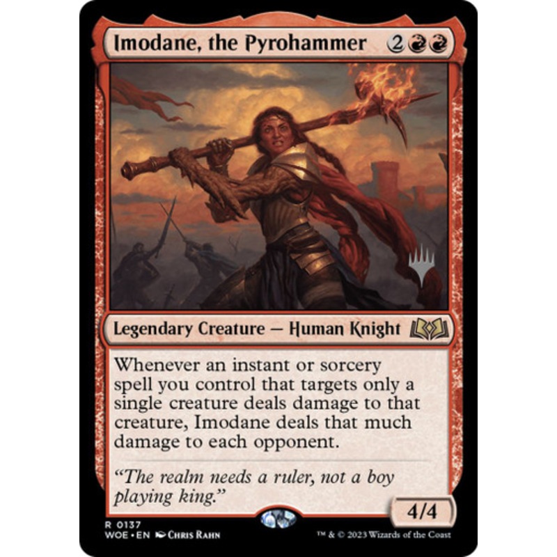 Imodane, the Pyrohammer (Promo Pack Non-Foil) | Wilds of Eldraine