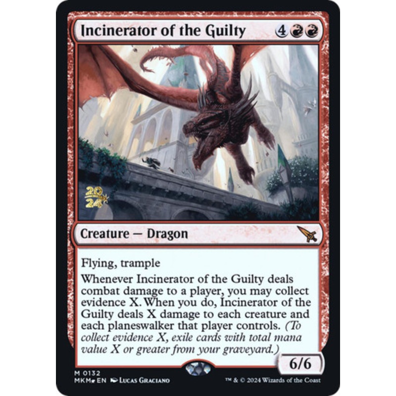 Incinerator of the Guilty (Prerelease Foil) | Murders at Karlov Manor