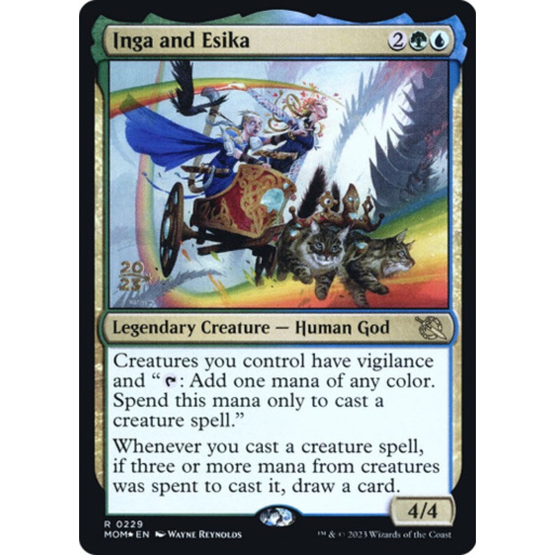 Inga and Esika (Prerelease Foil) | March of the Machine