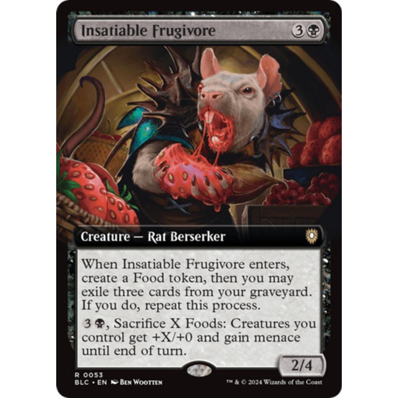 Insatiable Frugivore (Extended Art) | Bloomburrow Commander