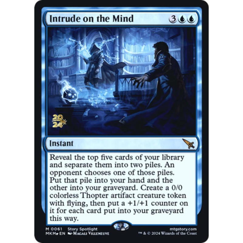 Intrude on the Mind (Prerelease Foil) | Murders at Karlov Manor