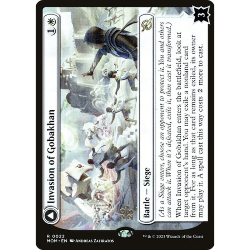 Invasion of Gobakhan // Lightshield Array (Prerelease Foil) | March of the Machine