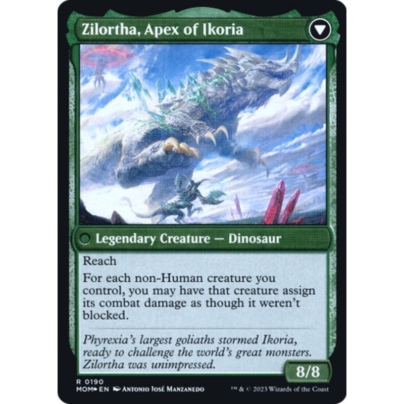 Invasion of Ikoria // Zilortha, Apex of Ikoria (Prerelease Foil) | March of the Machine