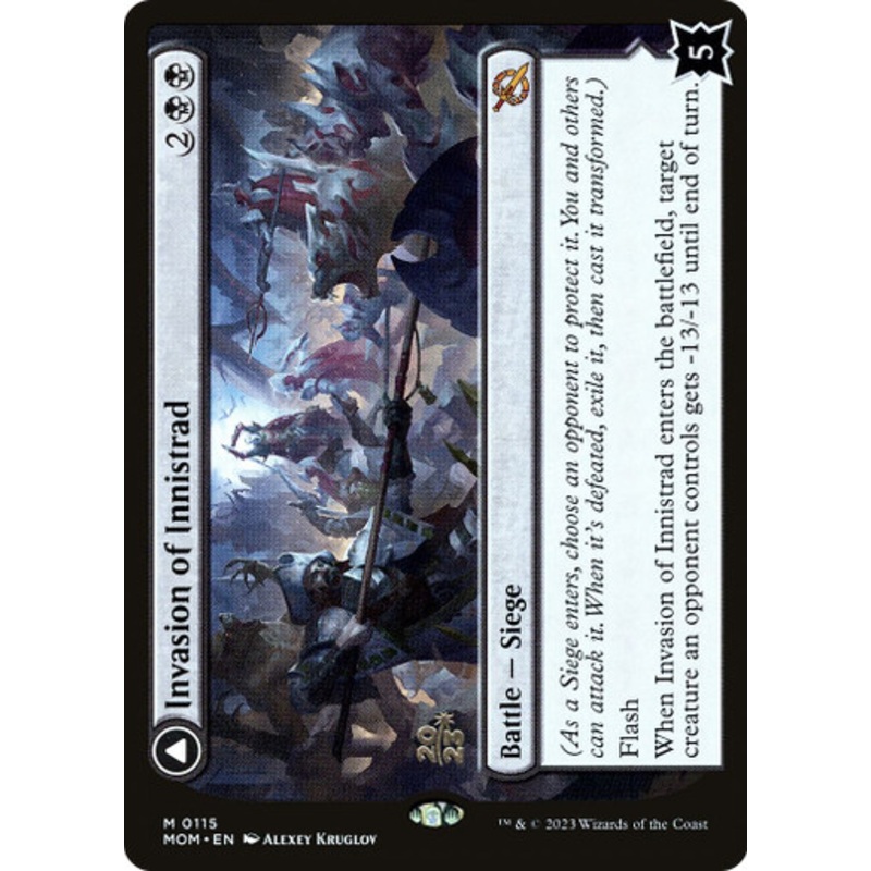 Invasion of Innistrad // Deluge of the Dead (Prerelease Foil) | March of the Machine