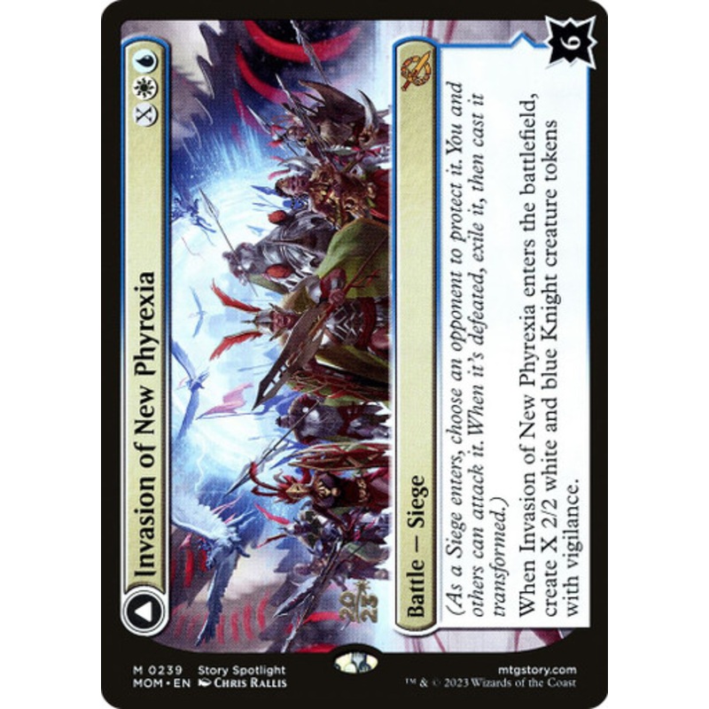 Invasion of New Phyrexia // Teferi Akosa of Zhalfir (Prerelease Foil) | March of the Machine