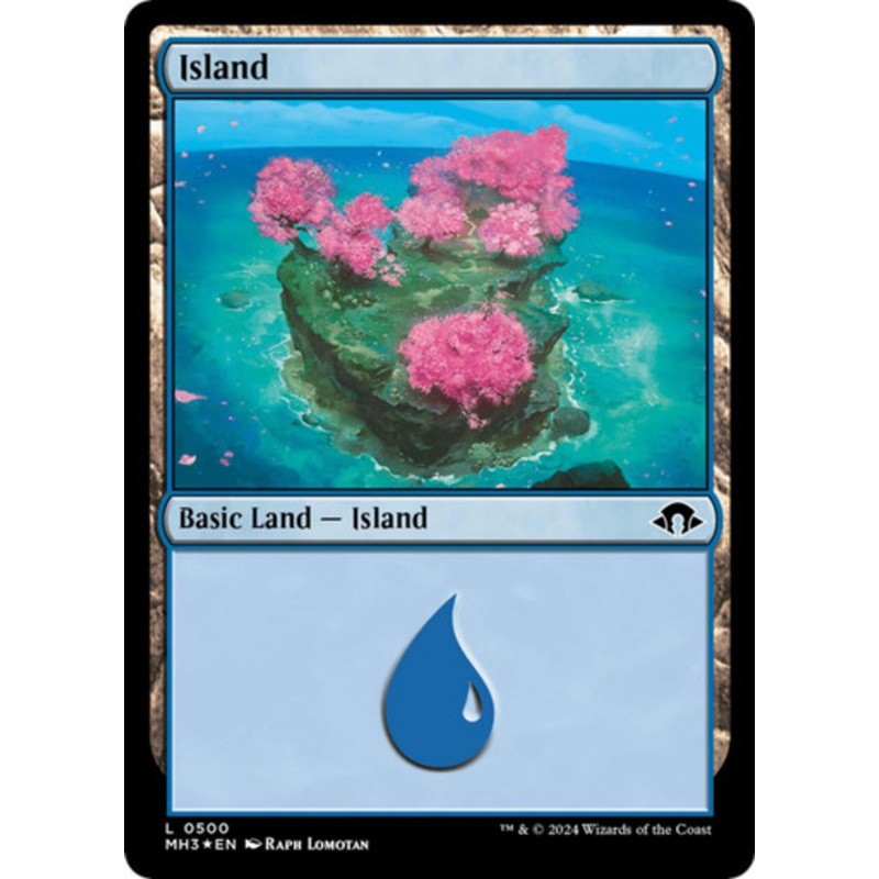 Island (#500) (Ripple Foil) | Modern Horizons 3