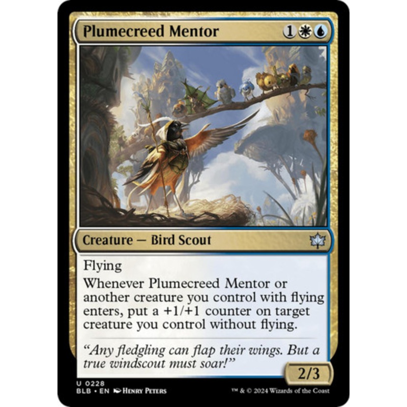 Plumecreed Mentor | Bloomburrow