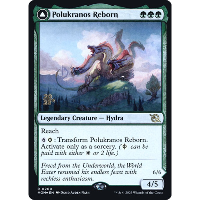 Polukranos Reborn // Polukranos, Engine of Ruin (Prerelease Foil) | March of the Machine
