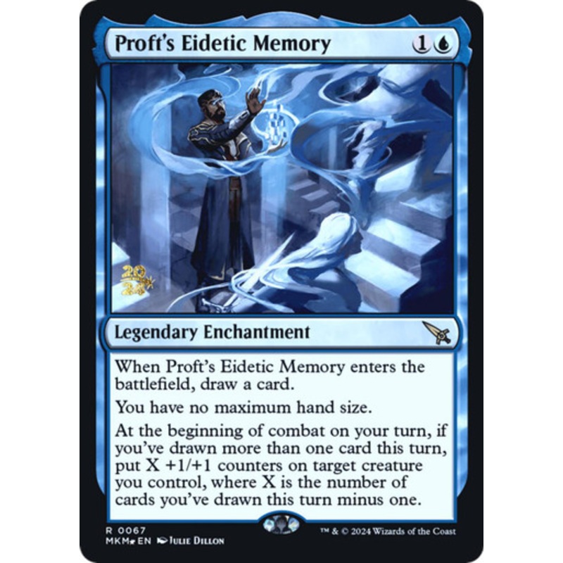 Proft's Eidetic Memory (Prerelease Foil) | Murders at Karlov Manor