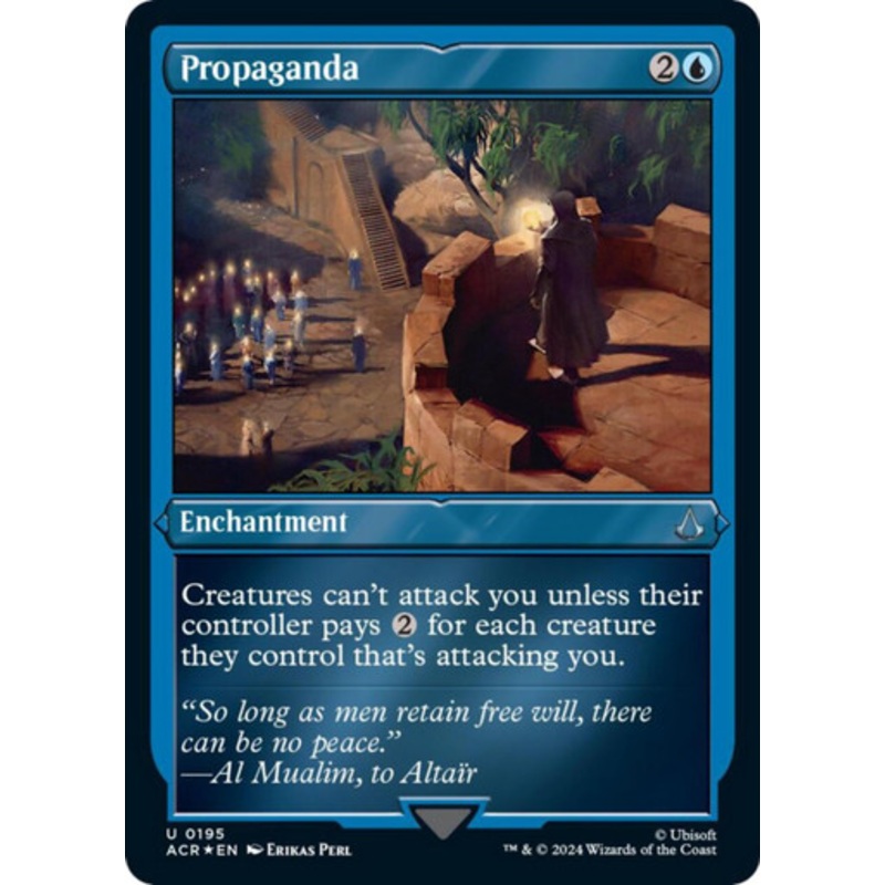 Propaganda (Etched Foil) | Universes Beyond: Assassin's Creed