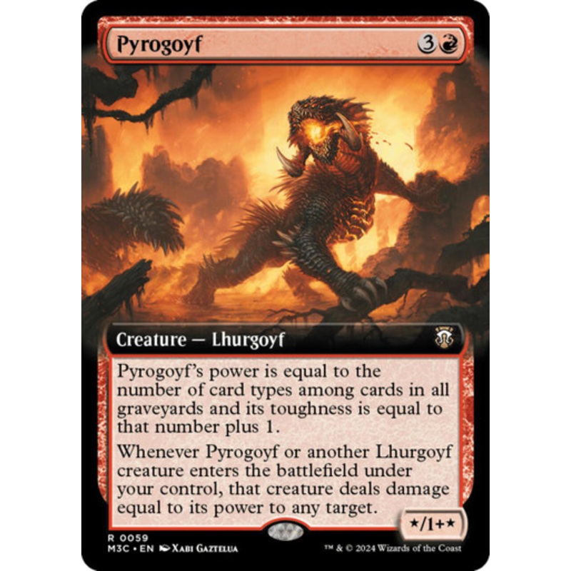 Pyrogoyf (Extended Art Ripple Foil)