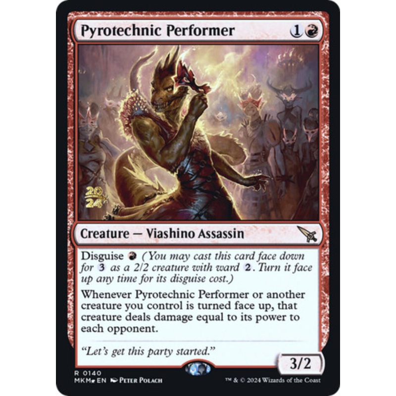 Pyrotechnic Performer (Prerelease Foil) | Murders at Karlov Manor