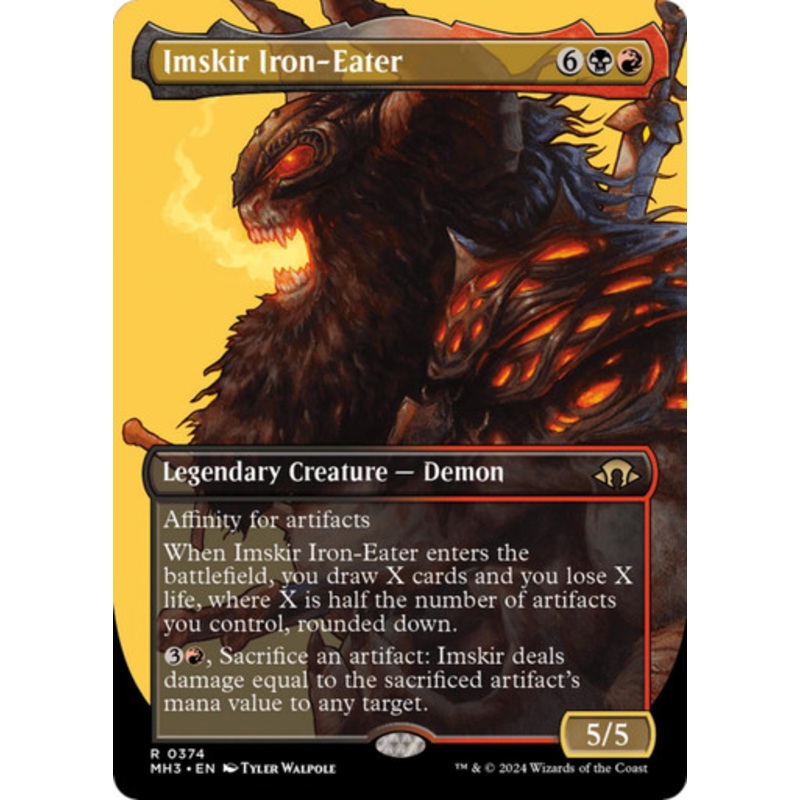 Imskir Iron-Eater (Borderless Profile) | Modern Horizons 3