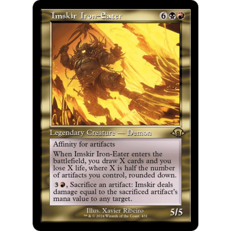 Imskir Iron-Eater (Retro Frame) (Foil) | Modern Horizons 3