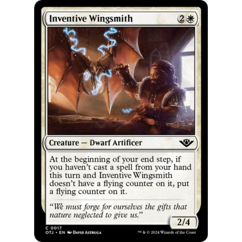Inventive Wingsmith (Foil) | Outlaws of Thunder Junction