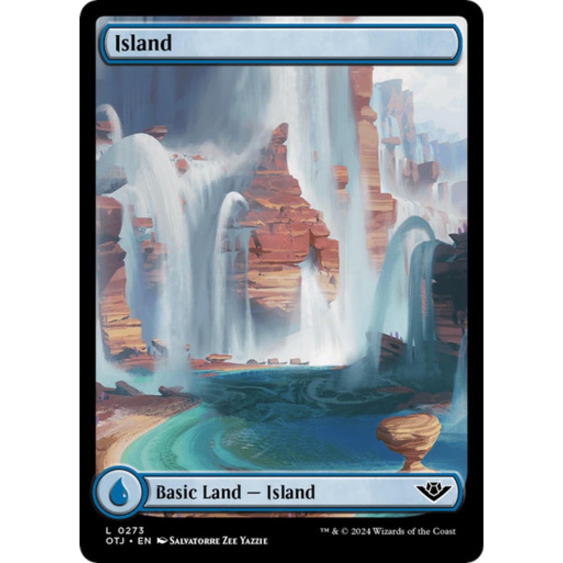 Island (#273) (Full Art) | Outlaws of Thunder Junction