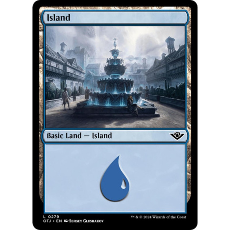 Island (#279) (Foil) | Outlaws of Thunder Junction