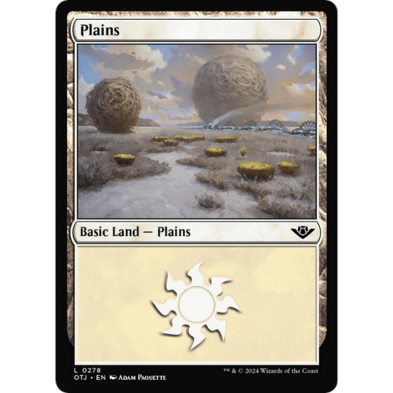 Plains (#278) (Foil) | Outlaws of Thunder Junction