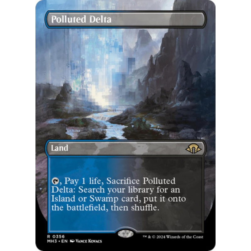 Polluted Delta (Borderless Art) (Foil) | Modern Horizons 3