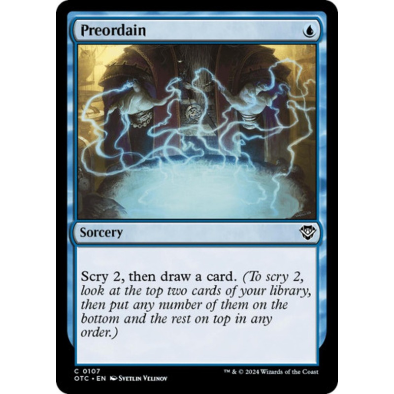 Preordain | Outlaws of Thunder Junction Commander