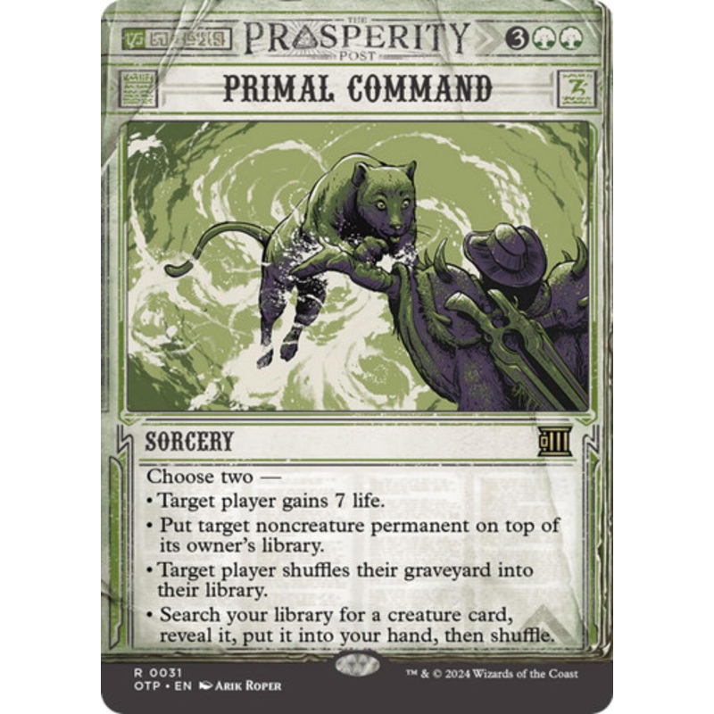 Primal Command (Breaking News) | Outlaws of Thunder Junction - Breaking News