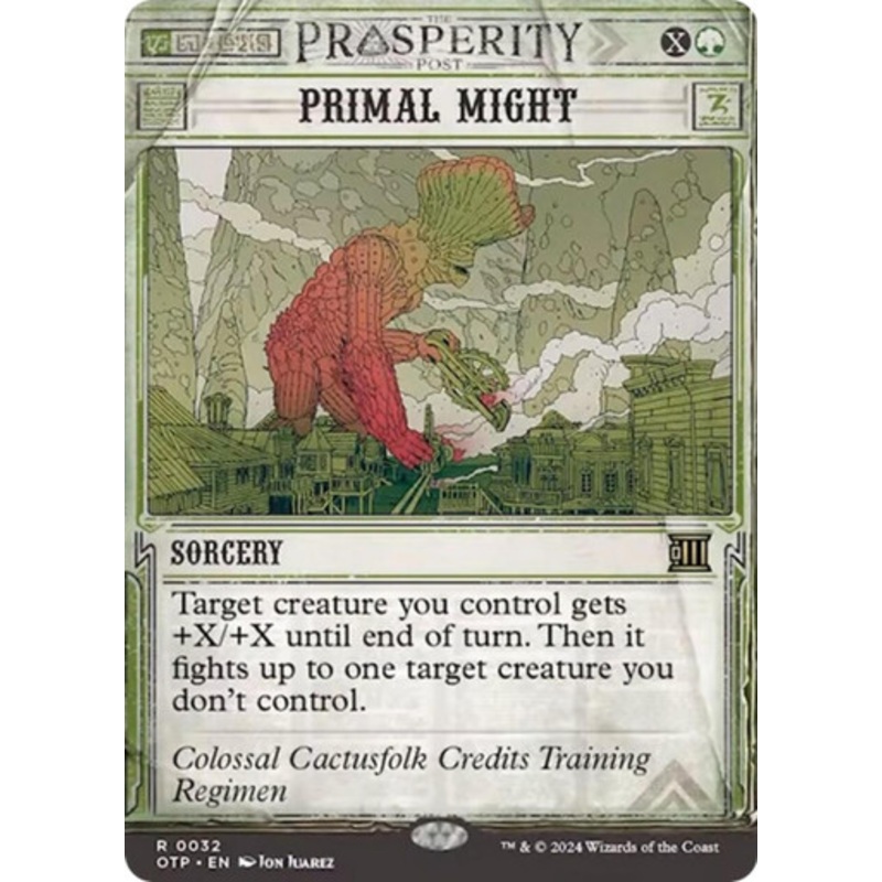 Primal Might (Breaking News)
