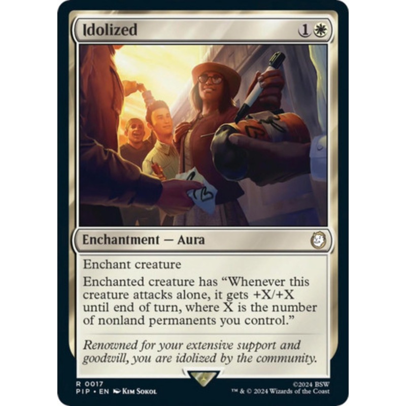 Idolized (Foil) | Universes Beyond: Fallout