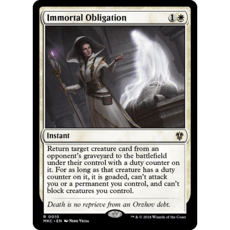 Immortal Obligation | Murders at Karlov Manor Commander