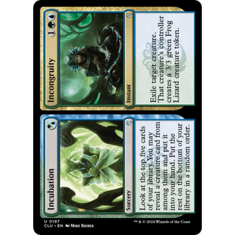 Incubation // Incongruity | Ravnica: Clue Edition