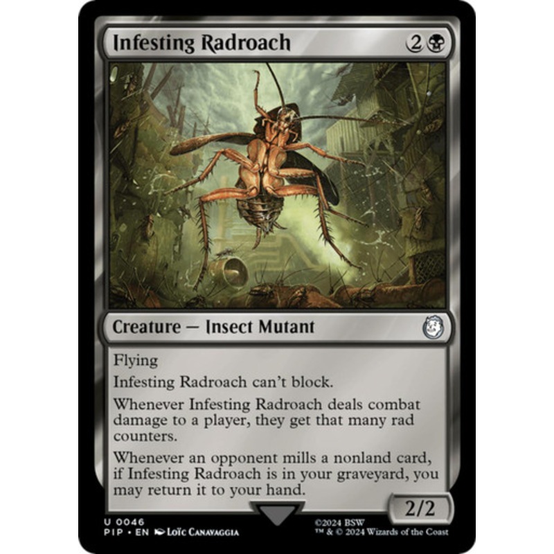 Infesting Radroach (Foil) | Universes Beyond: Fallout