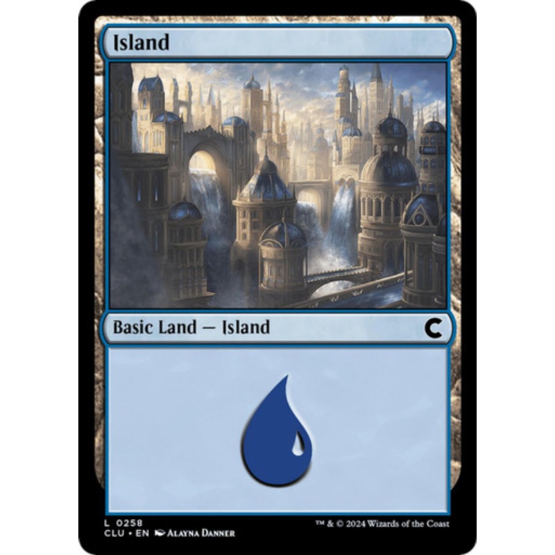 Island (#258) | Ravnica: Clue Edition