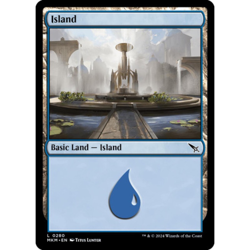 Island (#280) (foil) | Murders at Karlov Manor