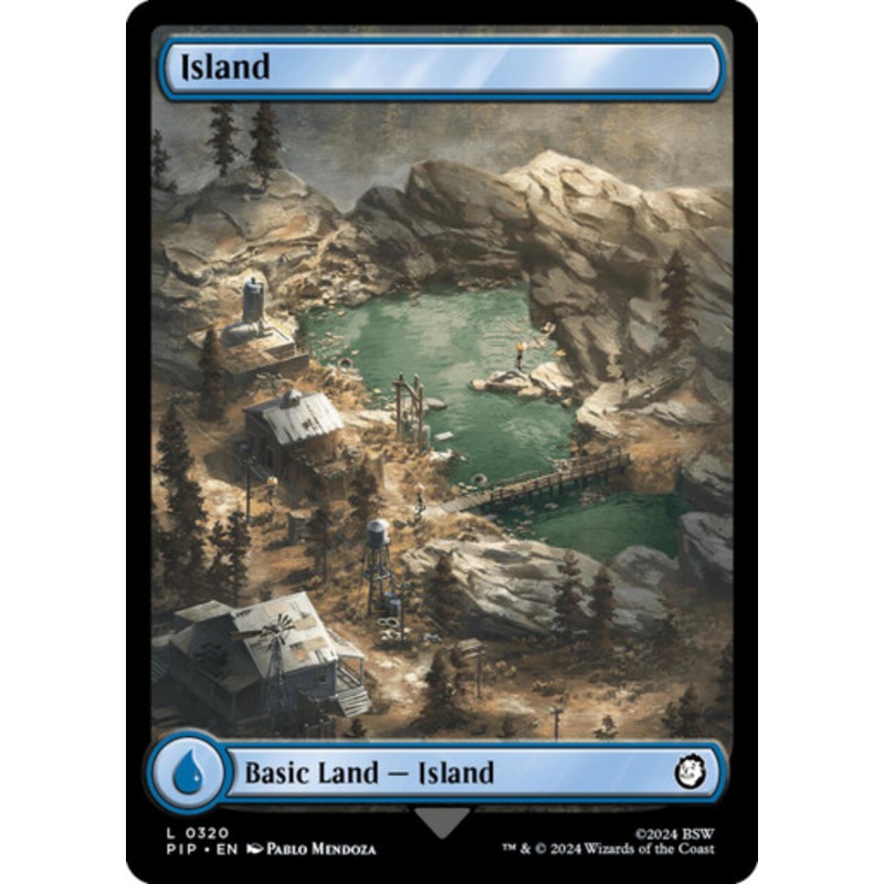 Island (#320) (Foil) | Universes Beyond: Fallout