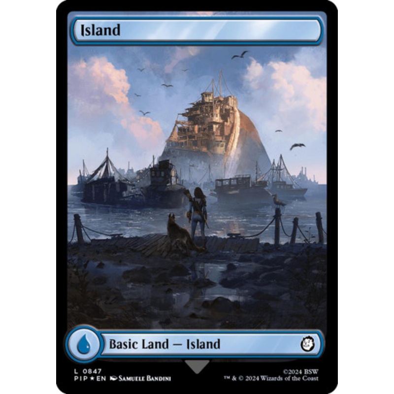 Island (#847) (Surge Foil)