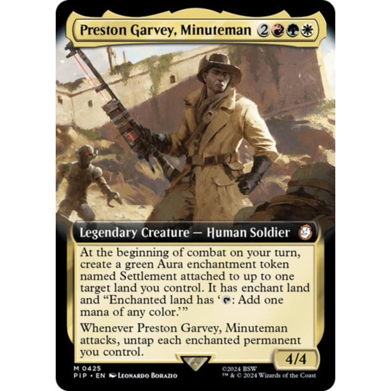 Preston Garvey, Minuteman (Extended Art) (Foil) | Universes Beyond: Fallout