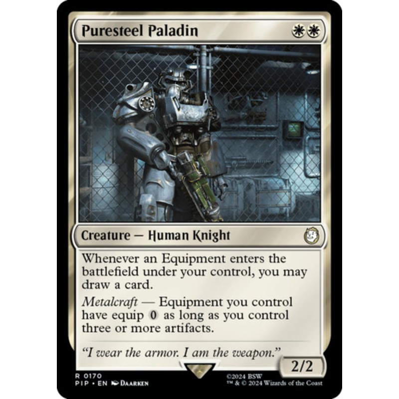Puresteel Paladin | Universes Beyond: Fallout