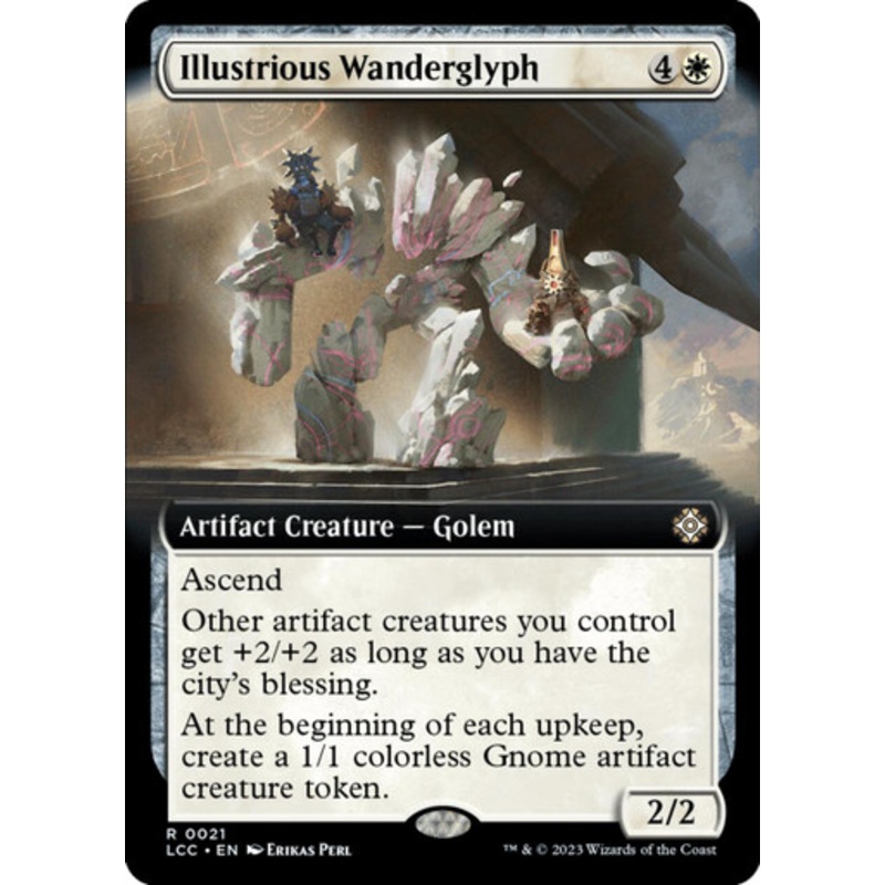 Illustrious Wanderglyph (Extended Art) | Lost Caverns of Ixalan Commander
