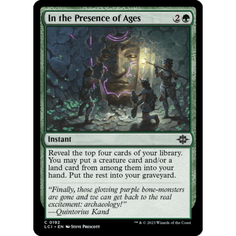 In the Presence of Ages (foil) | Lost Caverns of Ixalan