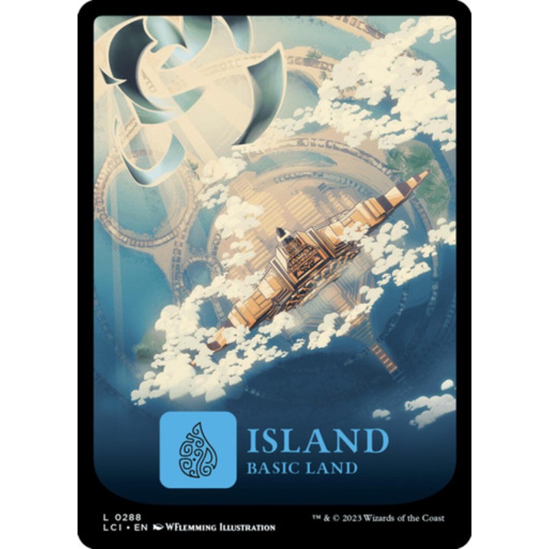 Island (#288) (Full Art) (foil) | Lost Caverns of Ixalan