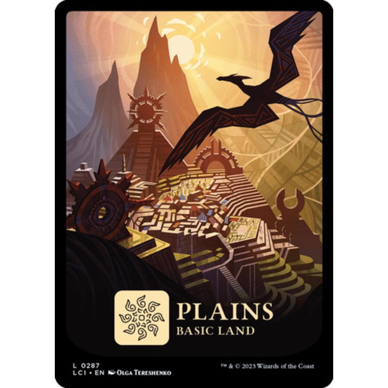 Plains (#287) (Full Art) (foil) | Lost Caverns of Ixalan