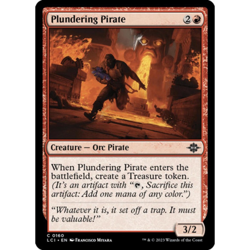 Plundering Pirate (foil) | Lost Caverns of Ixalan