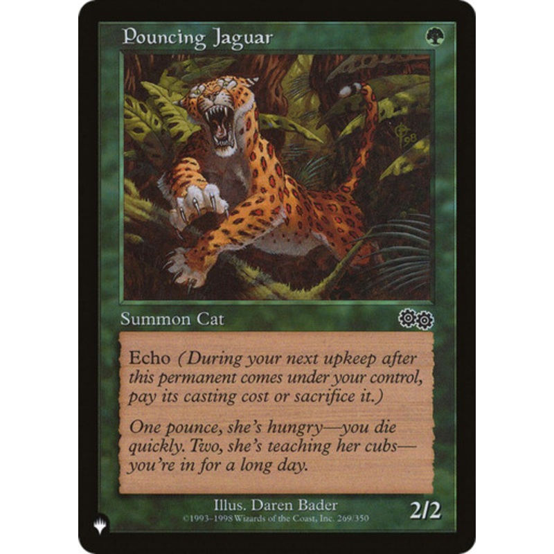 Pouncing Jaguar (The List Reprint) | Urza's Saga