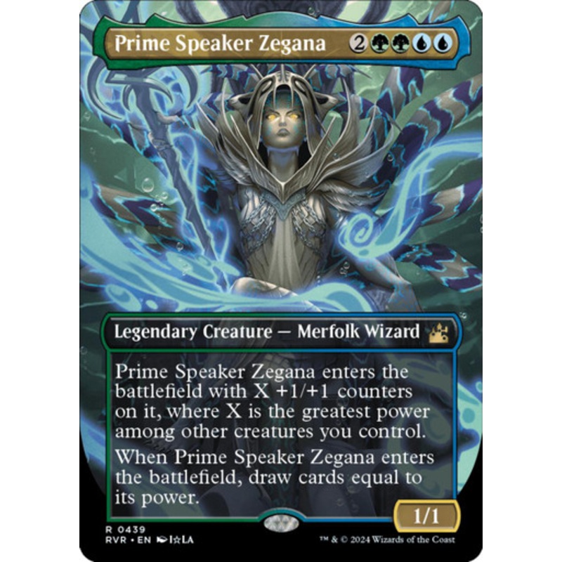 Prime Speaker Zegana (Borderless Art) (Foil)
