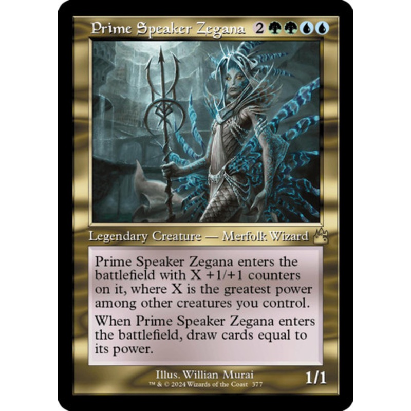 Prime Speaker Zegana (Retro Frame) | Ravnica Remastered