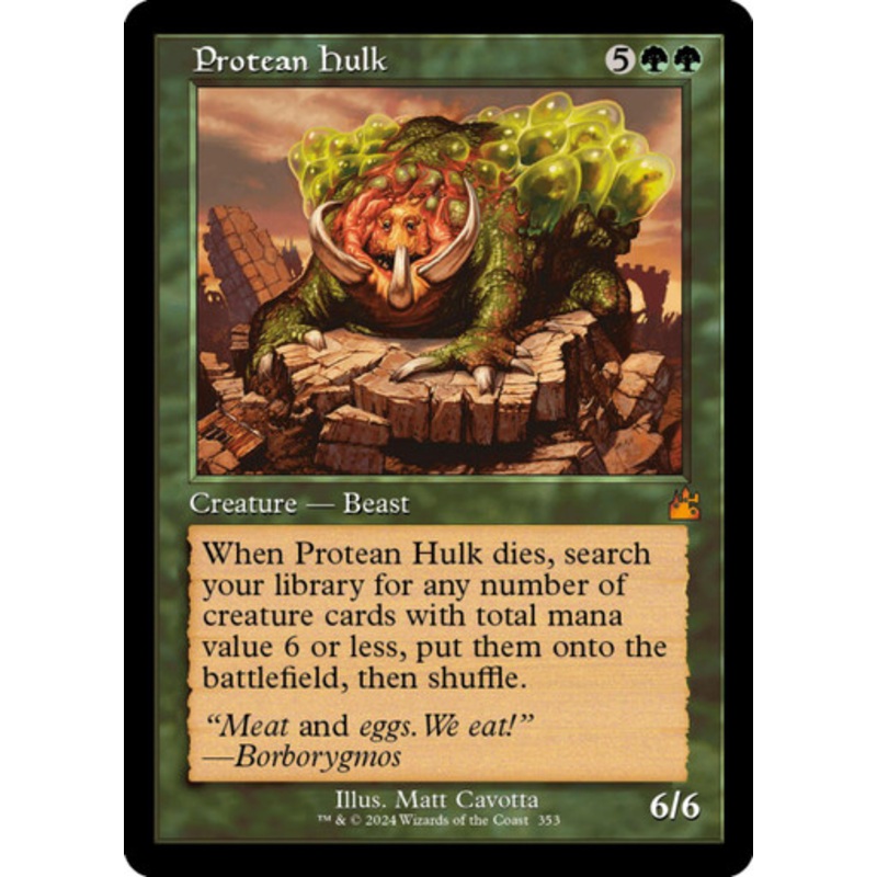Protean Hulk (Retro Frame) (Foil)