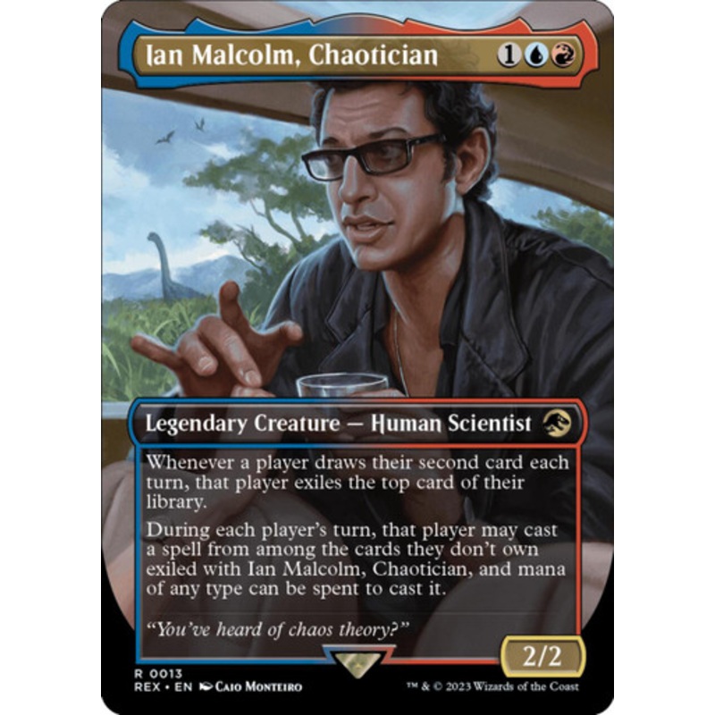 Ian Malcolm, Chaotician (Borderless Art)