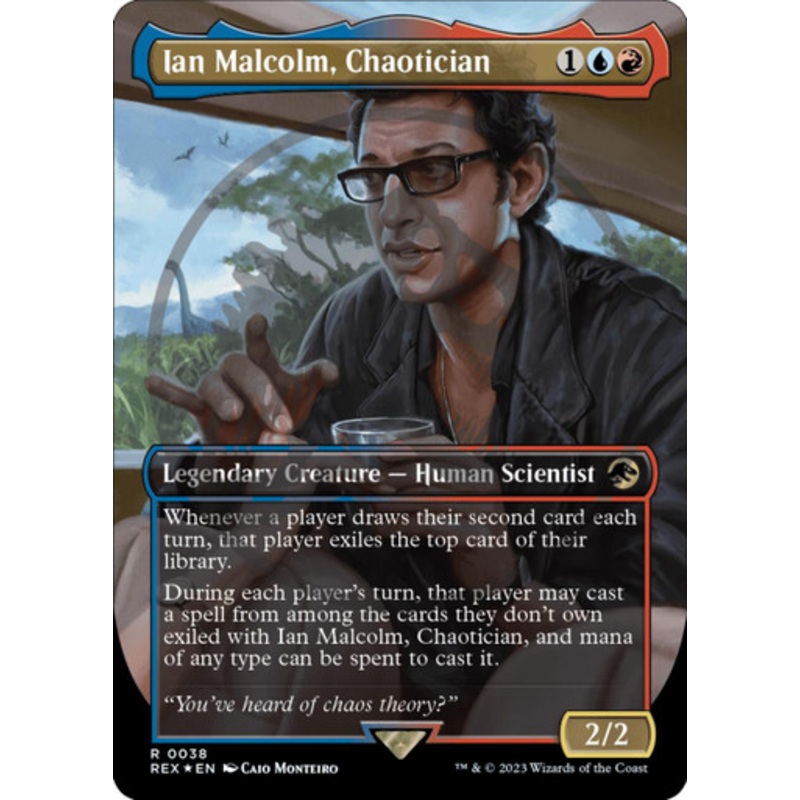 Ian Malcolm, Chaotician (Emblem Foil)