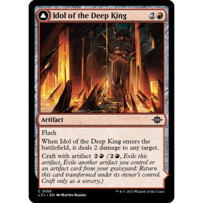 Idol of the Deep King // Sovereign's Macuahuitl