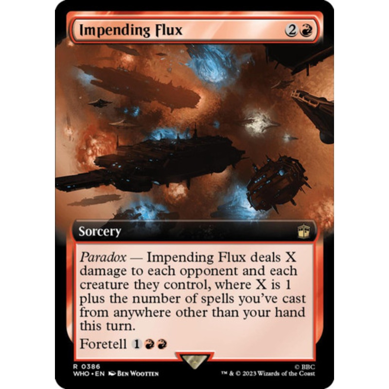 Impending Flux (Extended Art) | Universes Beyond: Doctor Who